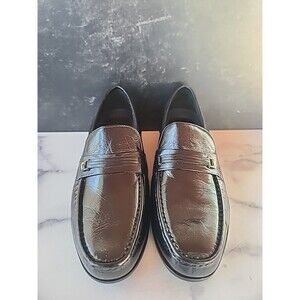 Bostonian Black Loafers Leather Upper